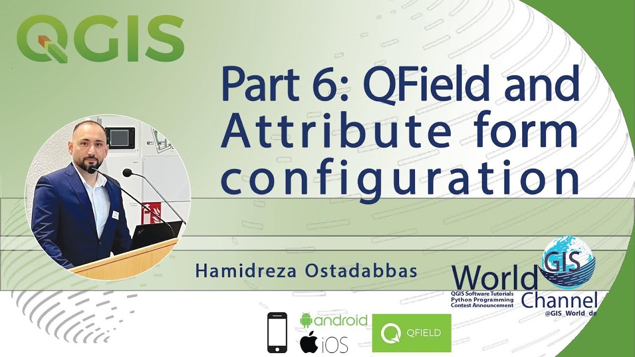 Часть 6: Настройка QField и формы атрибутов в QGIS