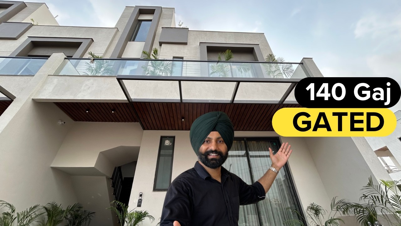Gated | 140 SQ YD Luxury 4BHK House | Sector 125, Mohali