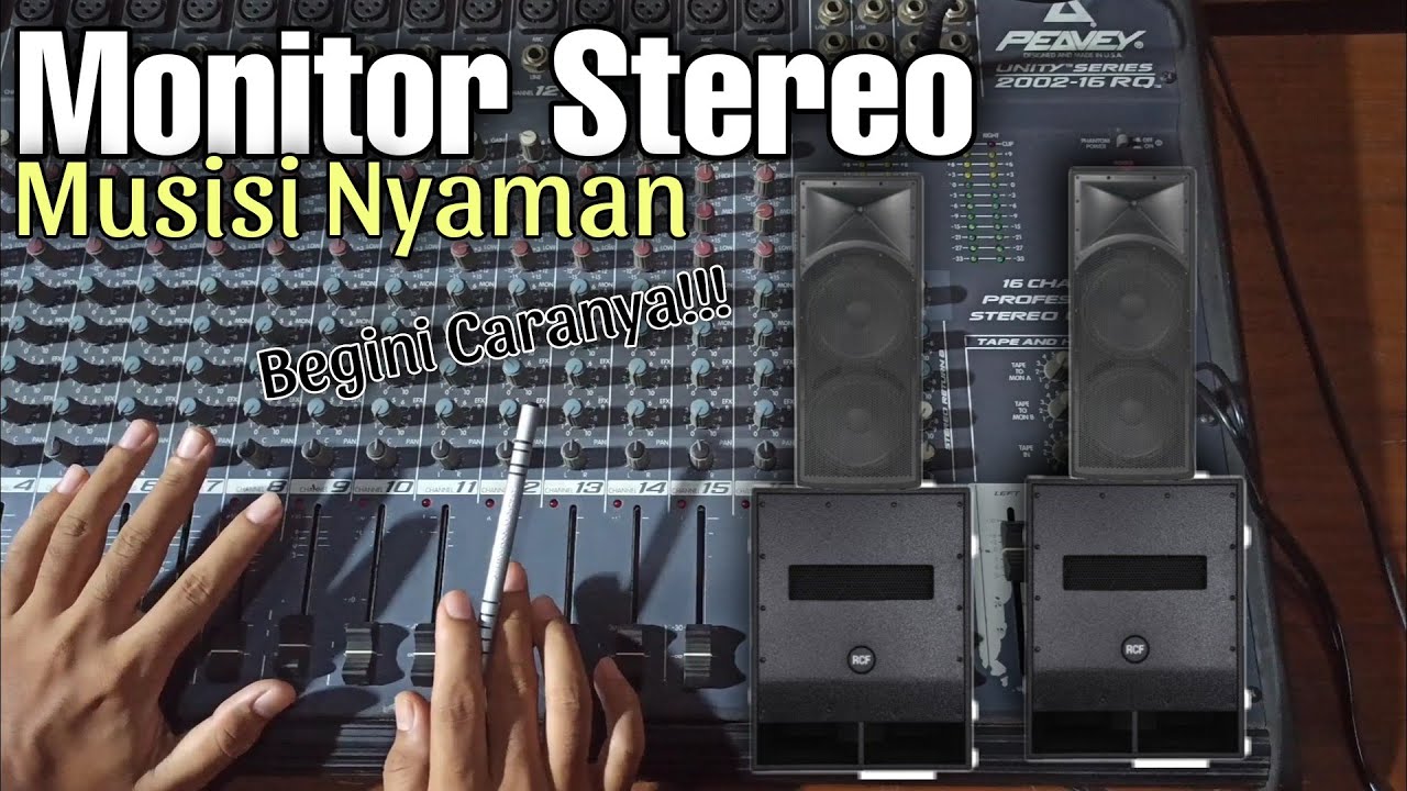 Cara Setting Aux Stereo Untuk Side Fill panggung