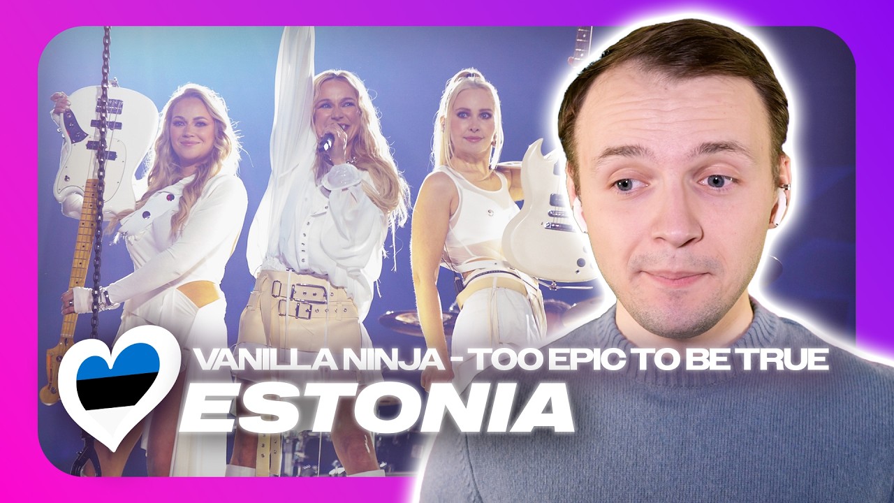 Реакция на песню Эстонии для Евровидения 2026 🇪🇪 VANILLA NINJA с песней 