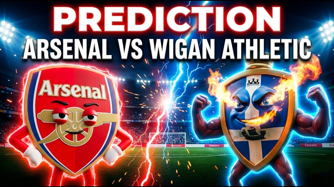 Arsenal vs Wigan FA Cup 😳 Talking Logos Predict the Game