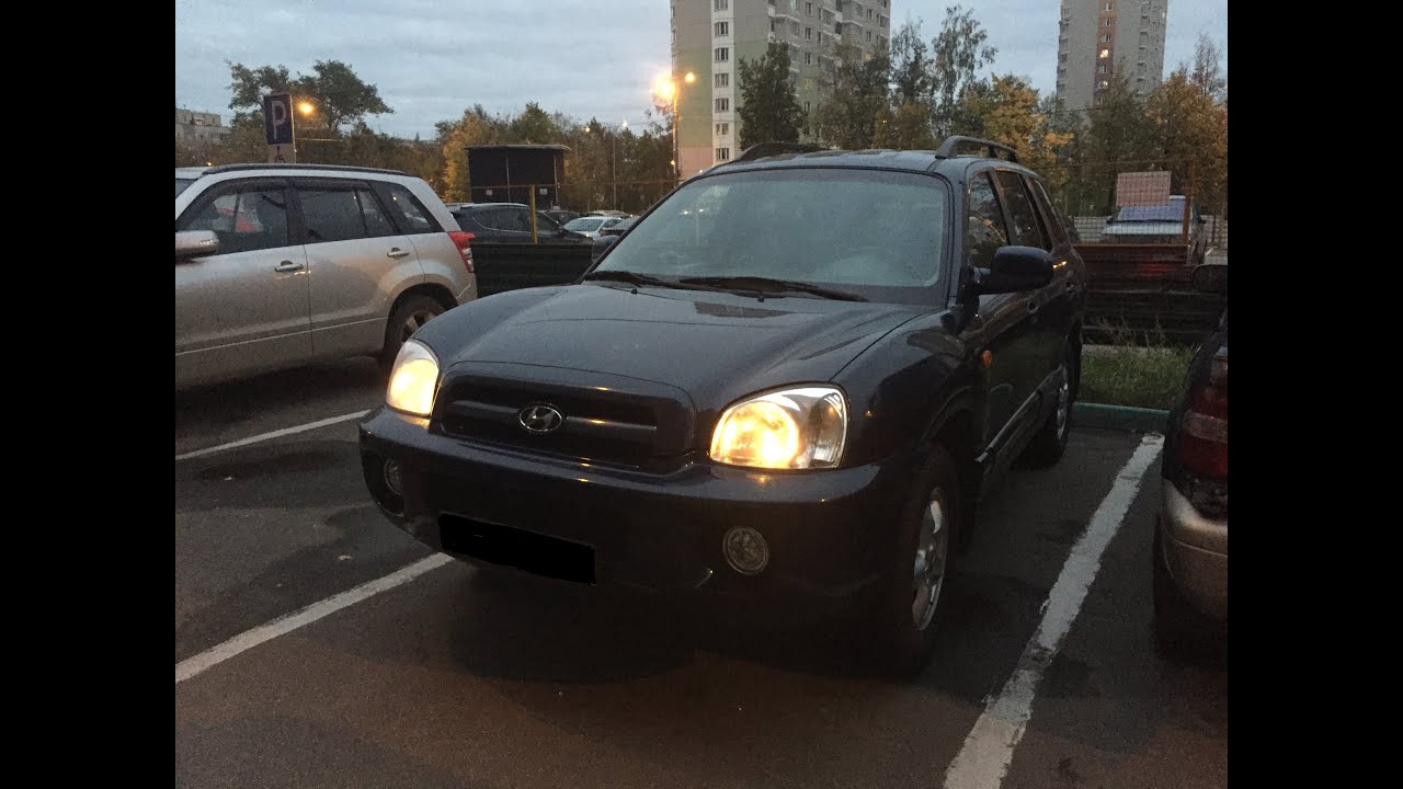 Установка магнитолы на Hyundai Santa Fe Classic 2008