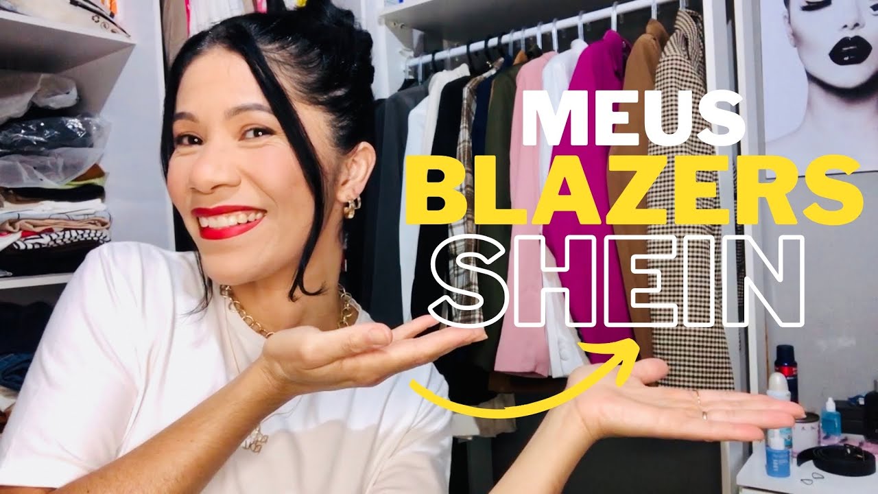 MEUS BLAZERS SHEIN | Mostrei todos | Tour atualizado ♥️ 