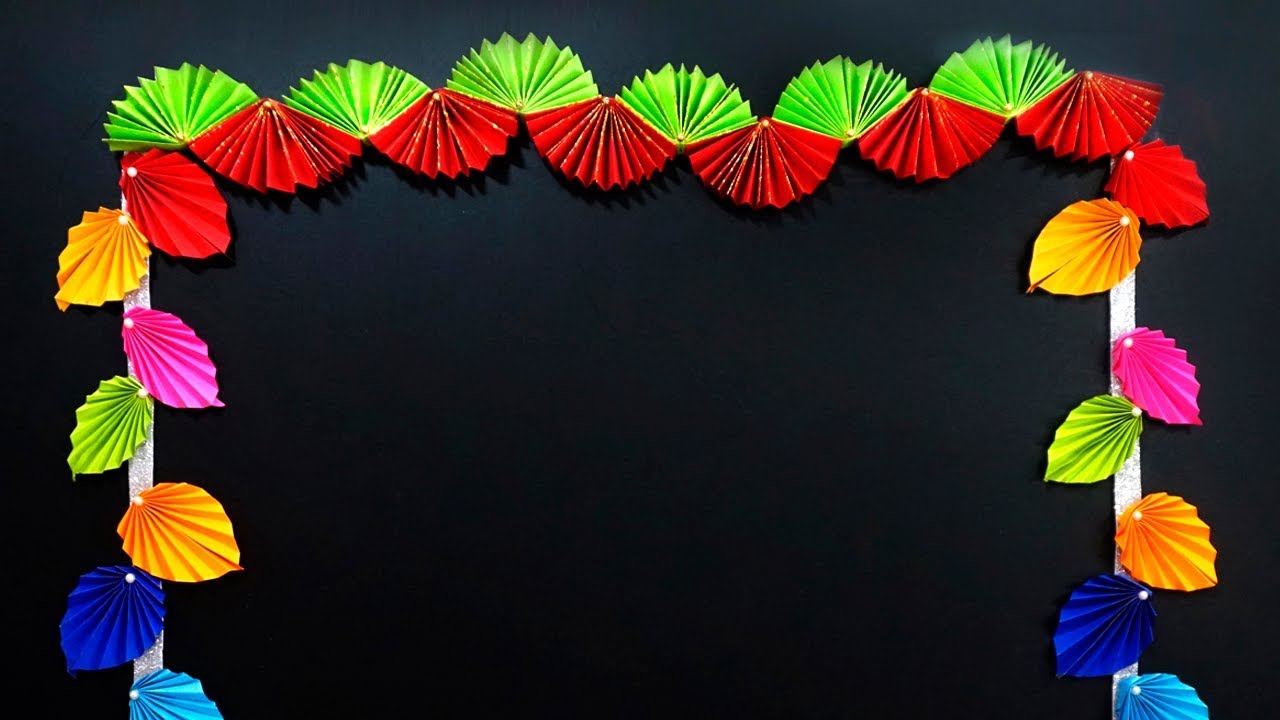 How to Make Diy Paper Garland | Diy Door Hanging Decoration