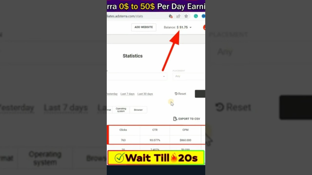 Adsterra Payment Proof: The Shocking Earning Trick