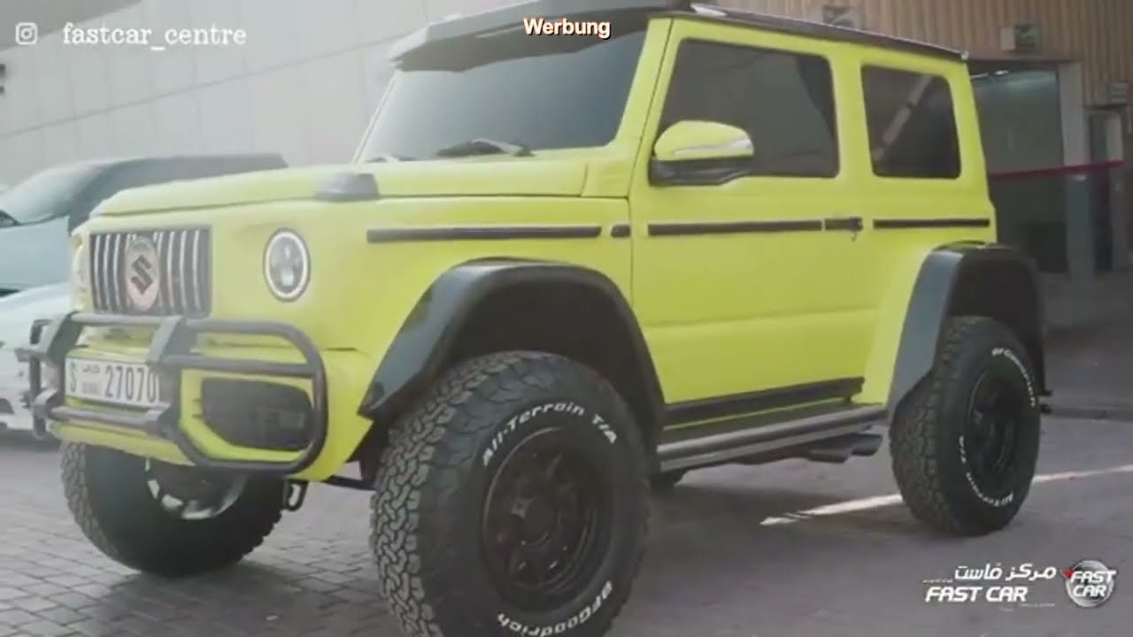 Tuning Widebody Suzuki Jimny 4x4² vom Tuner FCSC! (Mercedes G Optik)
