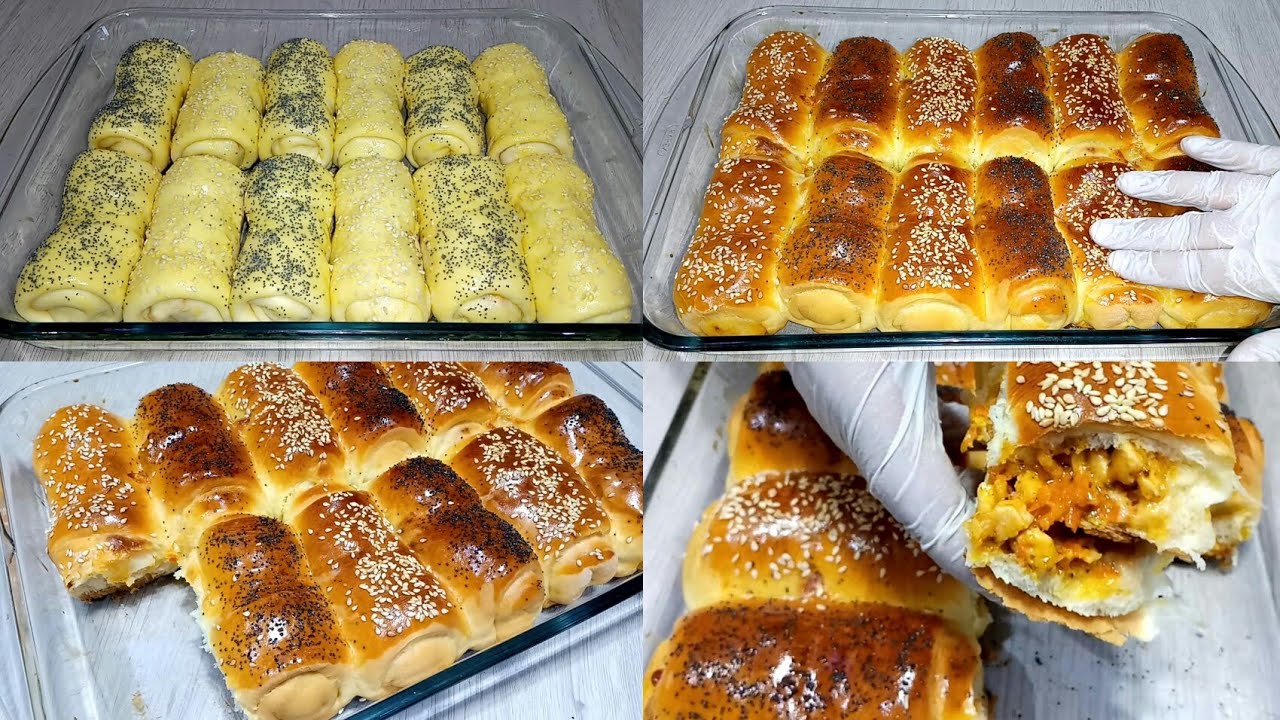 أروع فطائر مالحة بعجينة سهلة وهشة مثل القطن وحشوة لذيذة 😋👌 تستحق التجربة