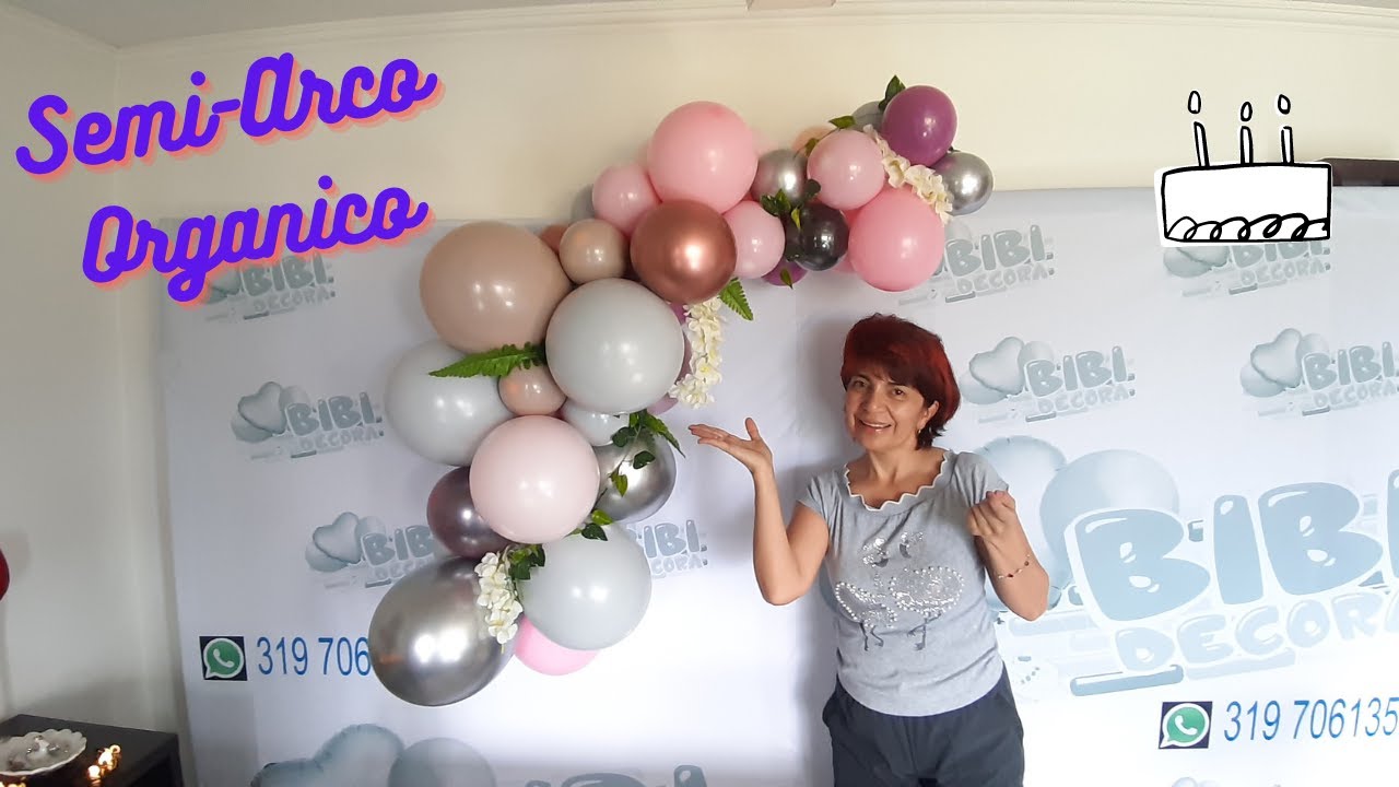 Como hacer un Semi-arco organico-decoracion para cualquier evento