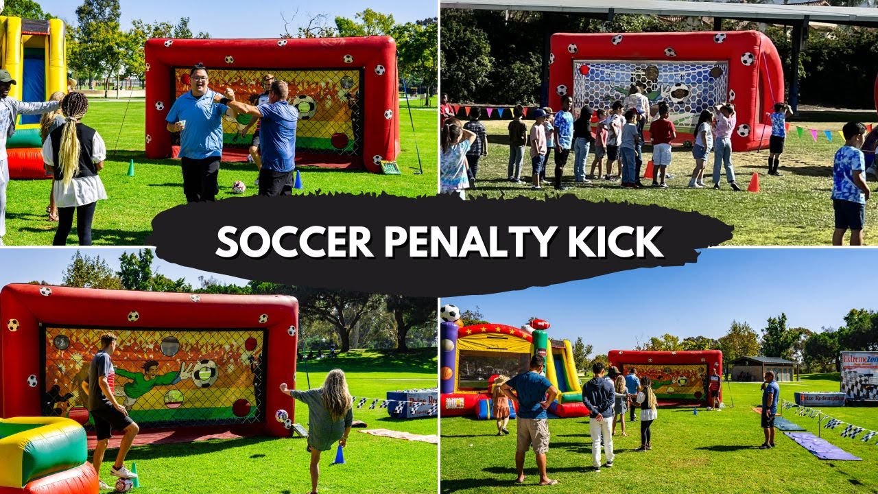Score Like a Pro with Our Interactive Soccer Penalty Kick Sports Game for Company Picnics⚽🥅🎉