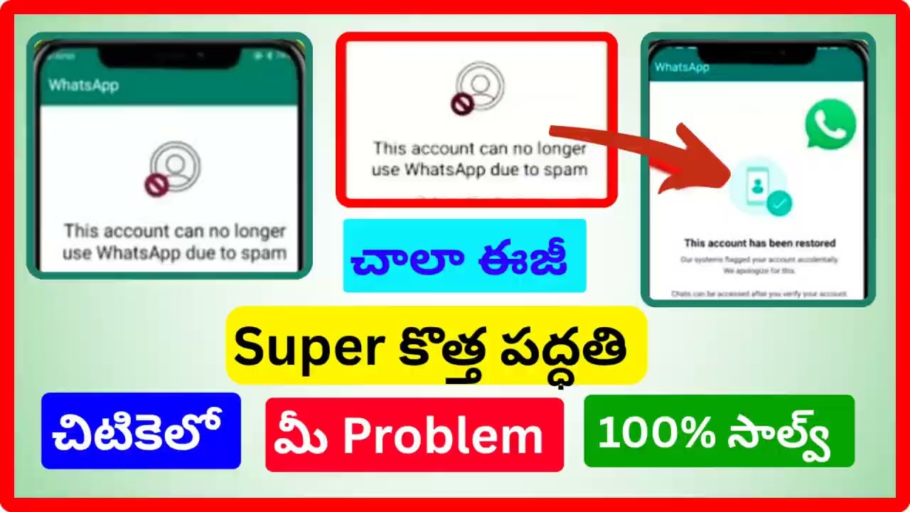 WhatsApp Spam | This Account Can No Longer Use Whatsapp Due To Spam|this Account Can No Longer Use 