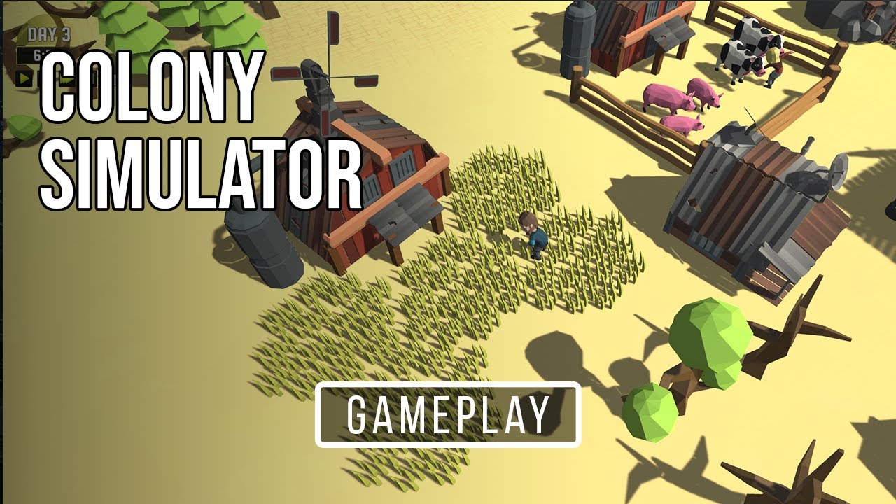 Colony Simulator Gameplay HD | Steam Game PC | No Commentary