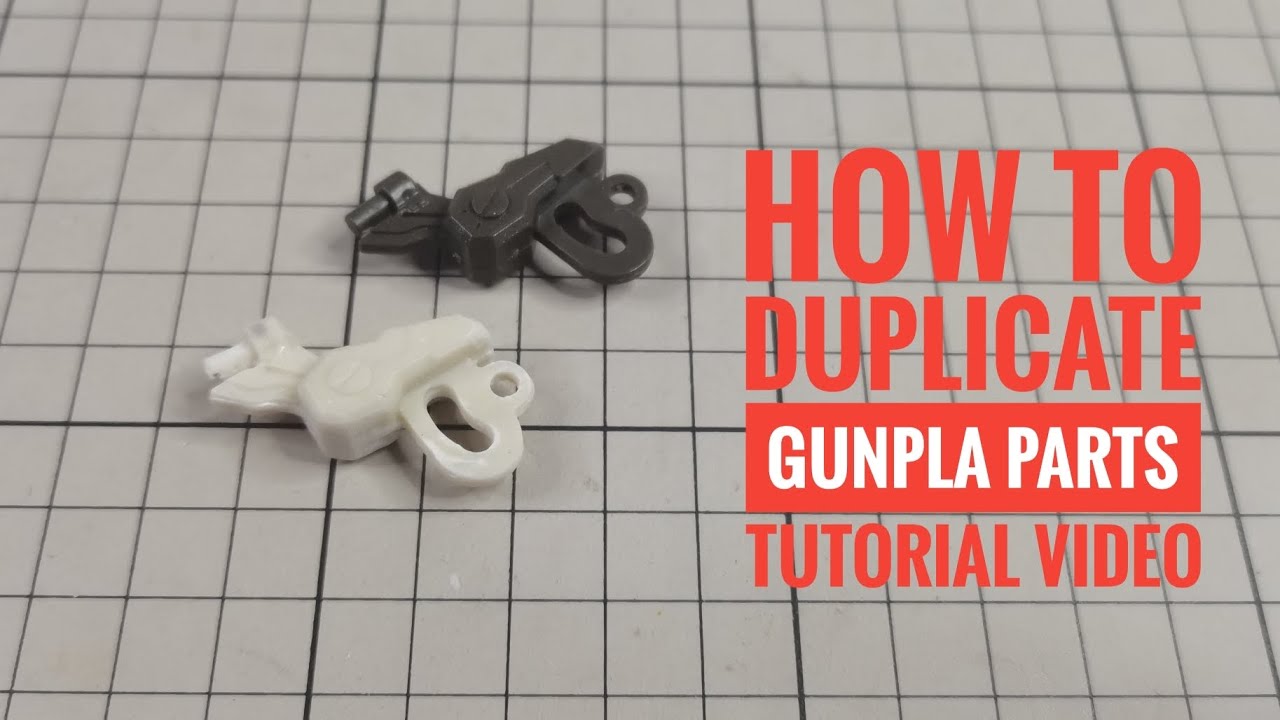 How duplicate or recasting gundam parts [Tutorial Video]