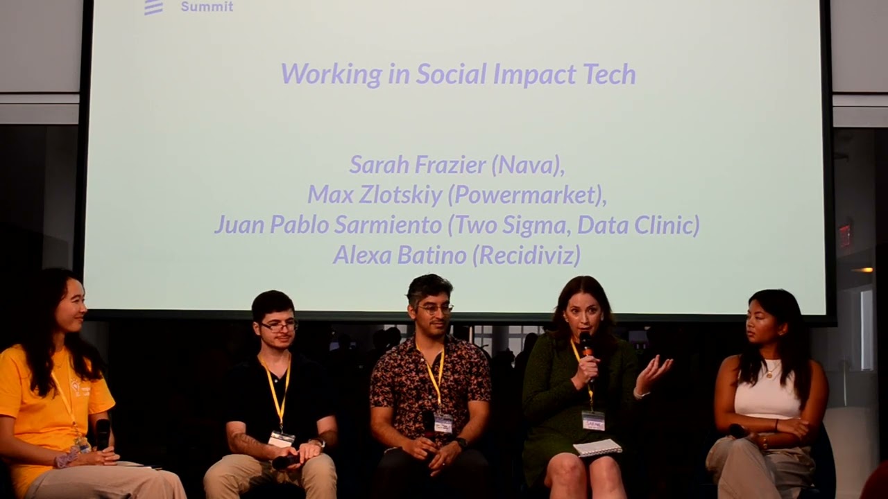 The Impact Summit 2023: Working in Social Impact Tech Panel