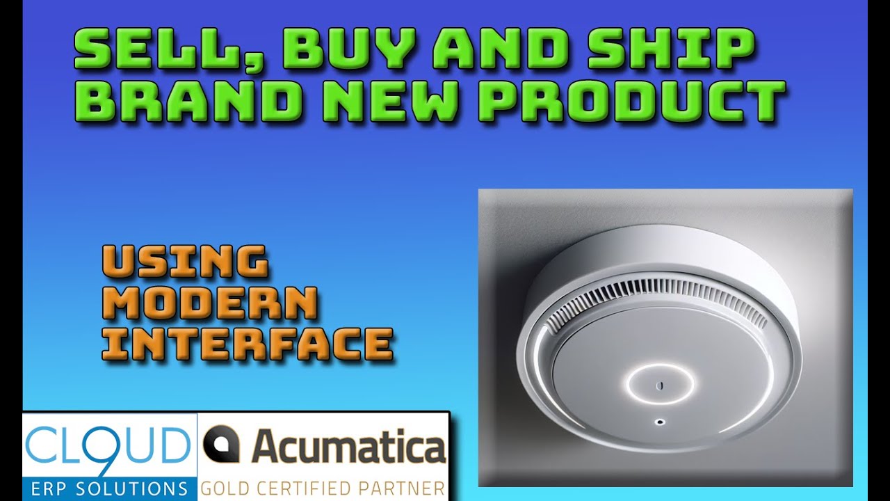 Create Item, sell it, purchase and ship using modern interface