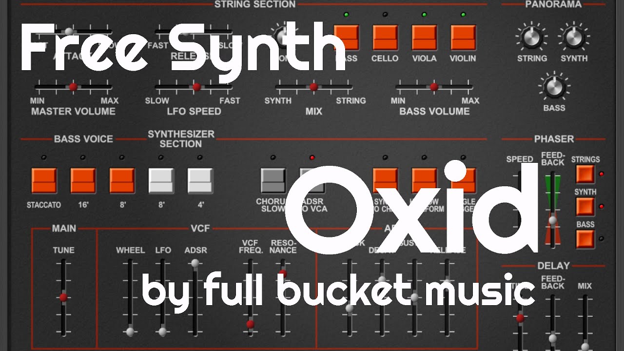 Free Synth - Oxid by full bucket music (No Talking)