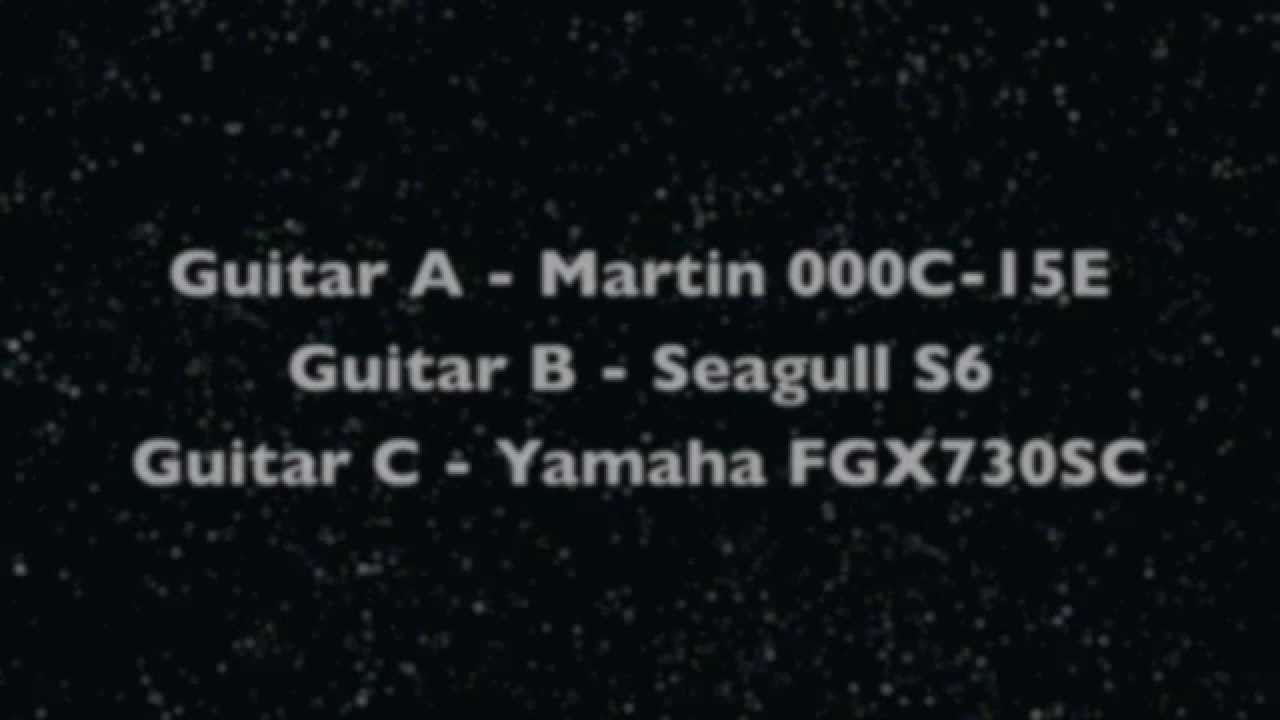Seagull S6 vs Yamaha FGX730SC (Yamaha FG730s With Electronics) vs Martin 000C-15E