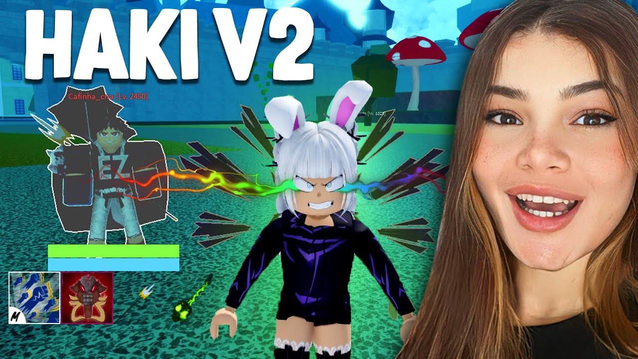 PEGUEI o HAKI DA VISÃO V2 e FIQUEI SURPRESA no Blox Fruits 😱 (Ep.51)