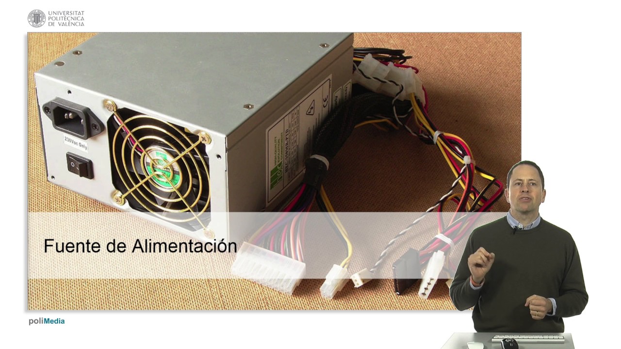 El ordenador  y sus componentes. Arquitectura de ordenadores personales | 6/48 | UPV