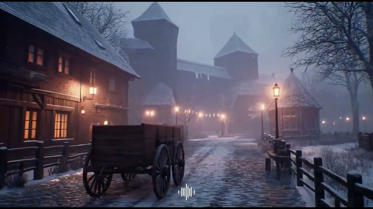 Lanterns in the Frost | Gentle Calm for Evening Rest