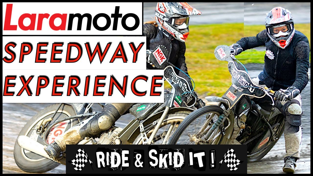 Speedway with the Ride & Skid It team! #speedway #flattrack #laramoto