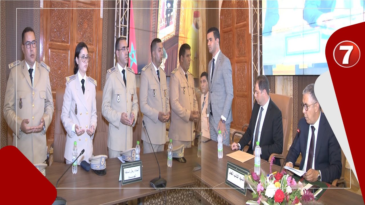 حفل تنصيب رجال السلطة الجدد بحضور الكاتب العام لعمالة مقاطعات ابن امسيك ورئيس المقاطعة