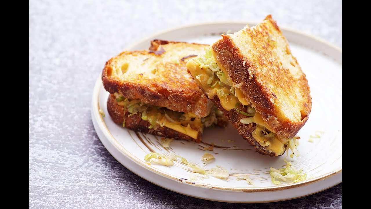 Brussels Sprouts Grilled Cheese Sandwich Recipe
