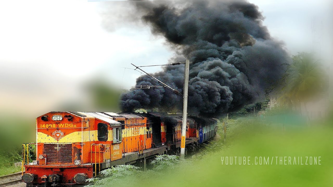 Hardcore Smoking ALCO's | Diesel VOLCANO | Karnataka Express | Indian Railways