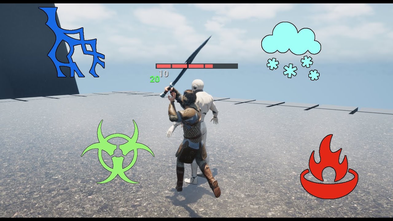 RPG Tutorial 151. Damage types (Unreal Engine 5)
