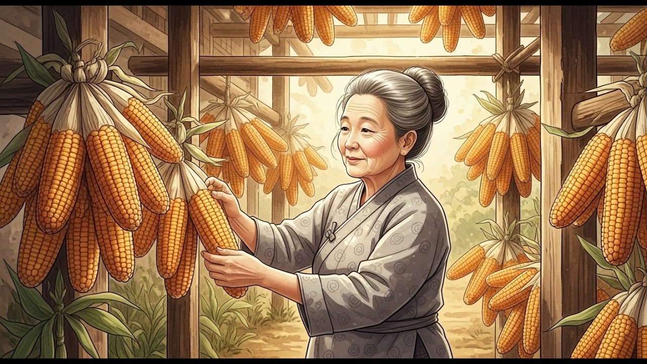 Grandma's Cooking & Harvesting in the country side | Ghibli Style ASMR