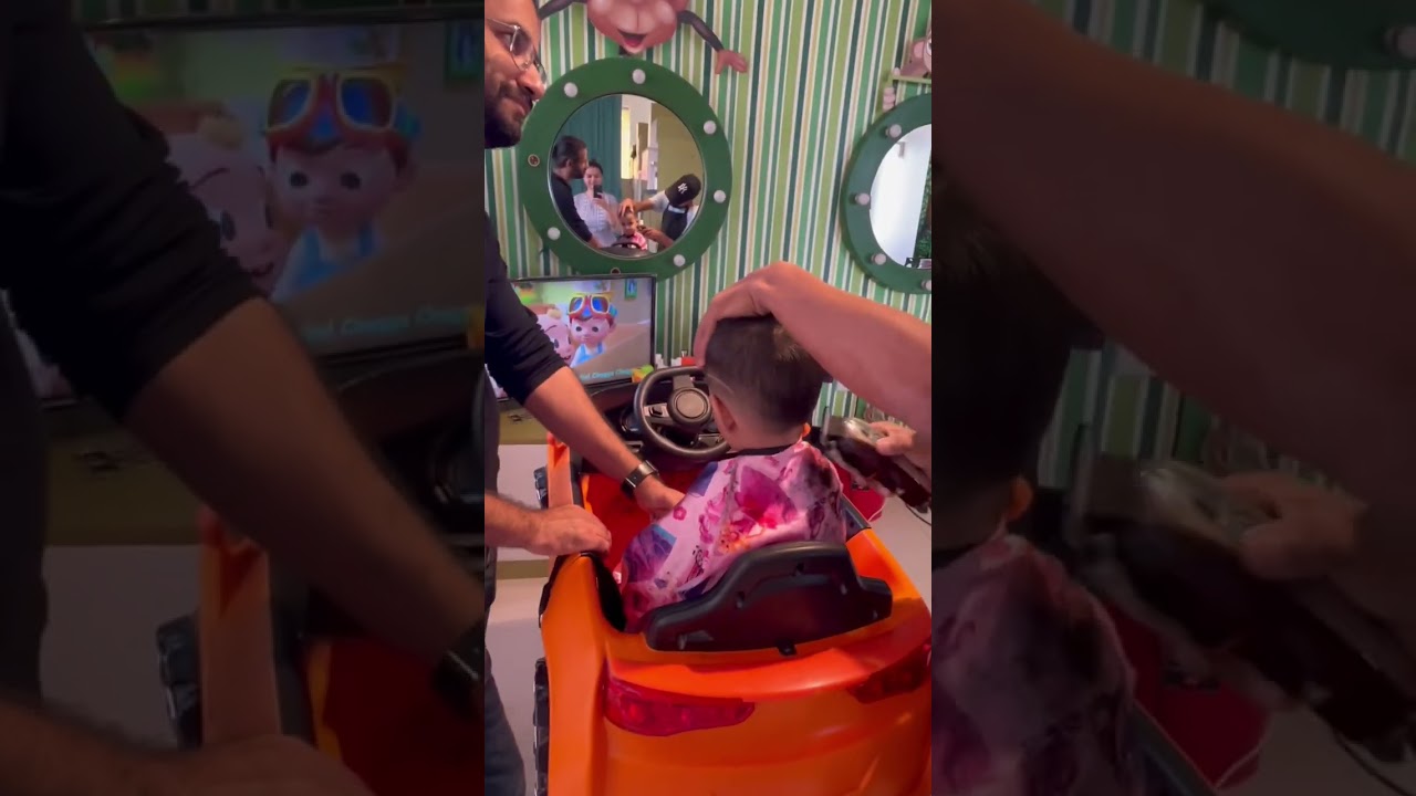 Baby hair cut | little monster kids spa and salon | best kids salon in Bangalore HSR | must visit