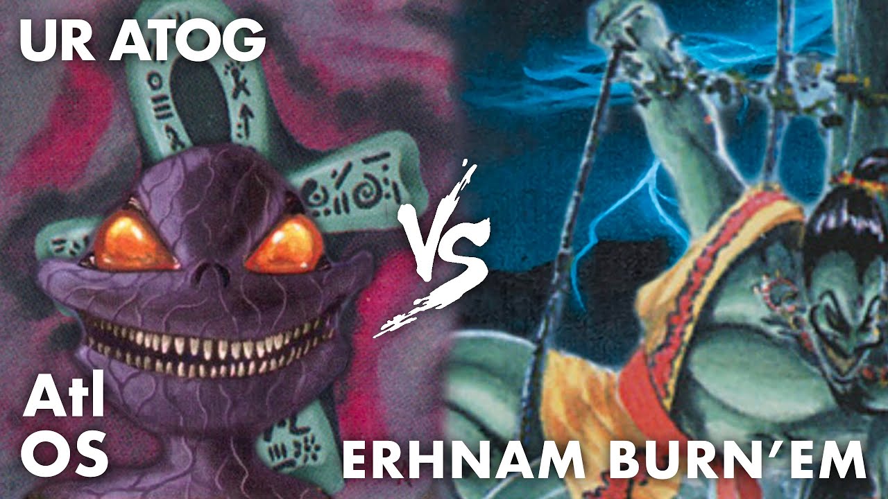 Old School MtG: UR Atog vs Erhnam Burn'Em