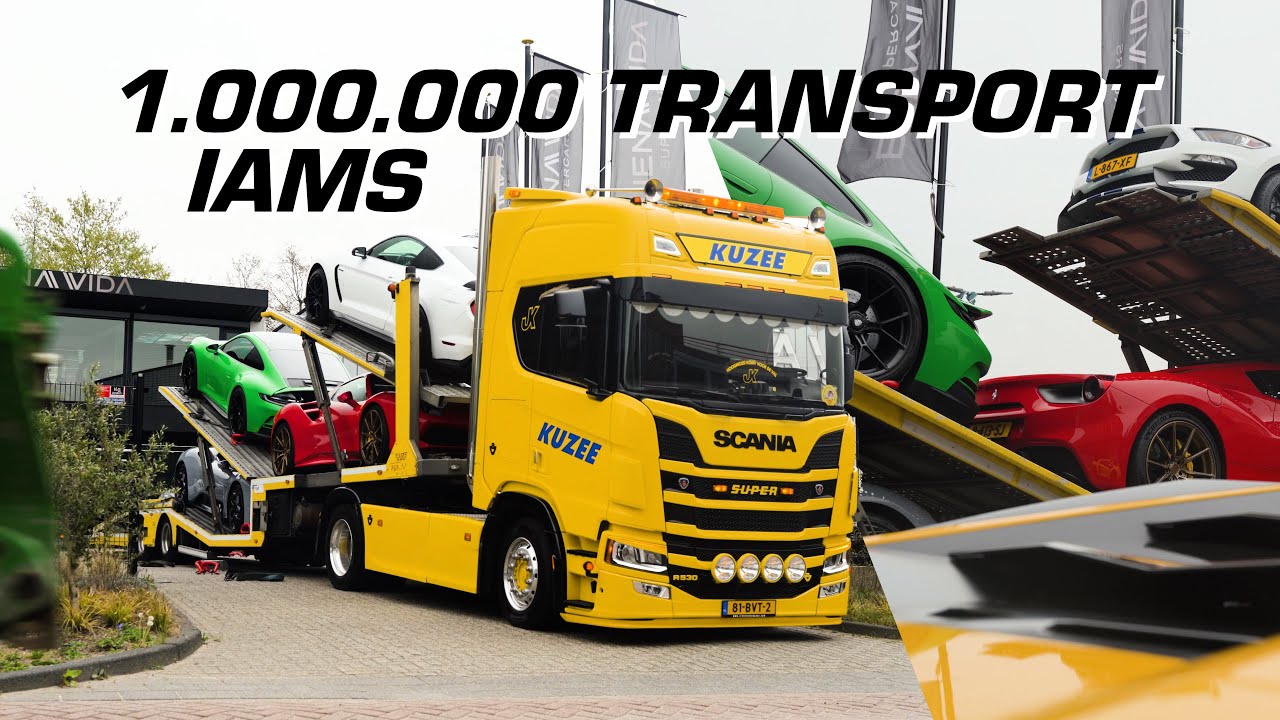 SUPERCAR TRANSPORT richting de IAMS!