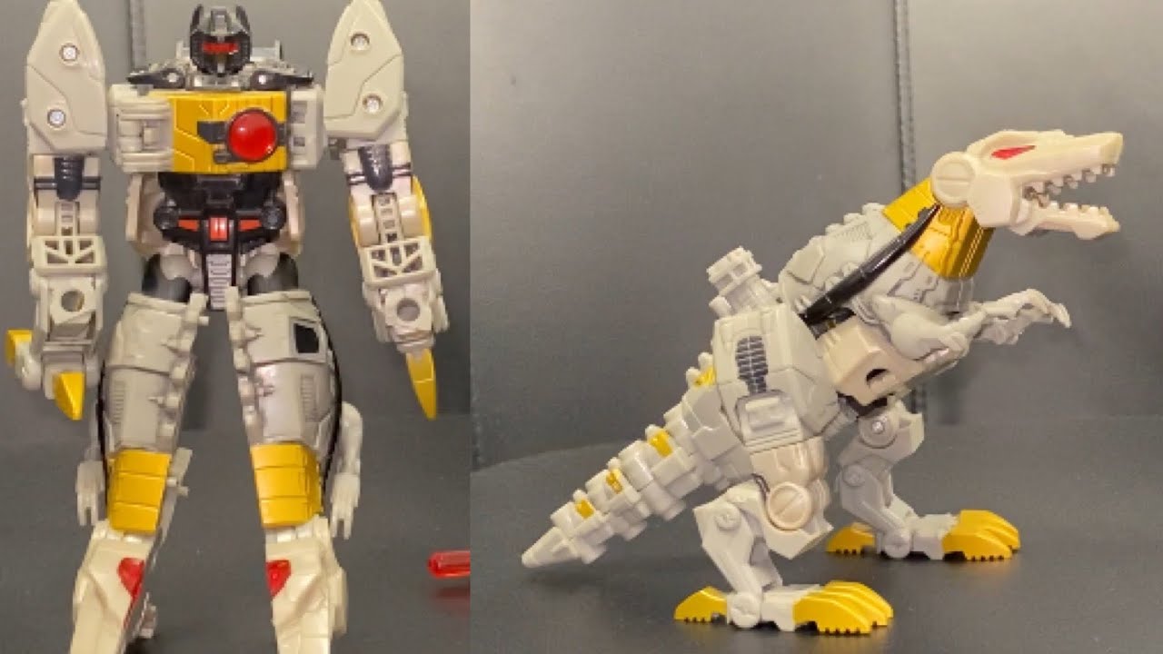 Transformers universe Grimlock complete transformation process video Henkei classic chug generations