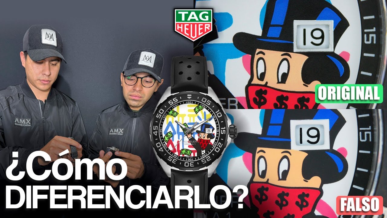 TAG Heuer Alec Monopoly Falso vs Original ¿Cómo identificarlo? | Review y Diferencias