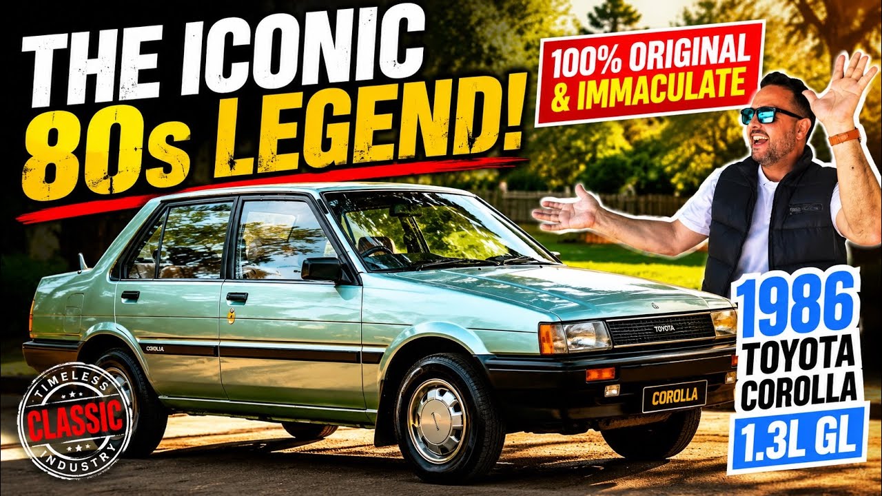 1986 Toyota Corolla 1.3L GL – 100% Original & Immaculate Condition!