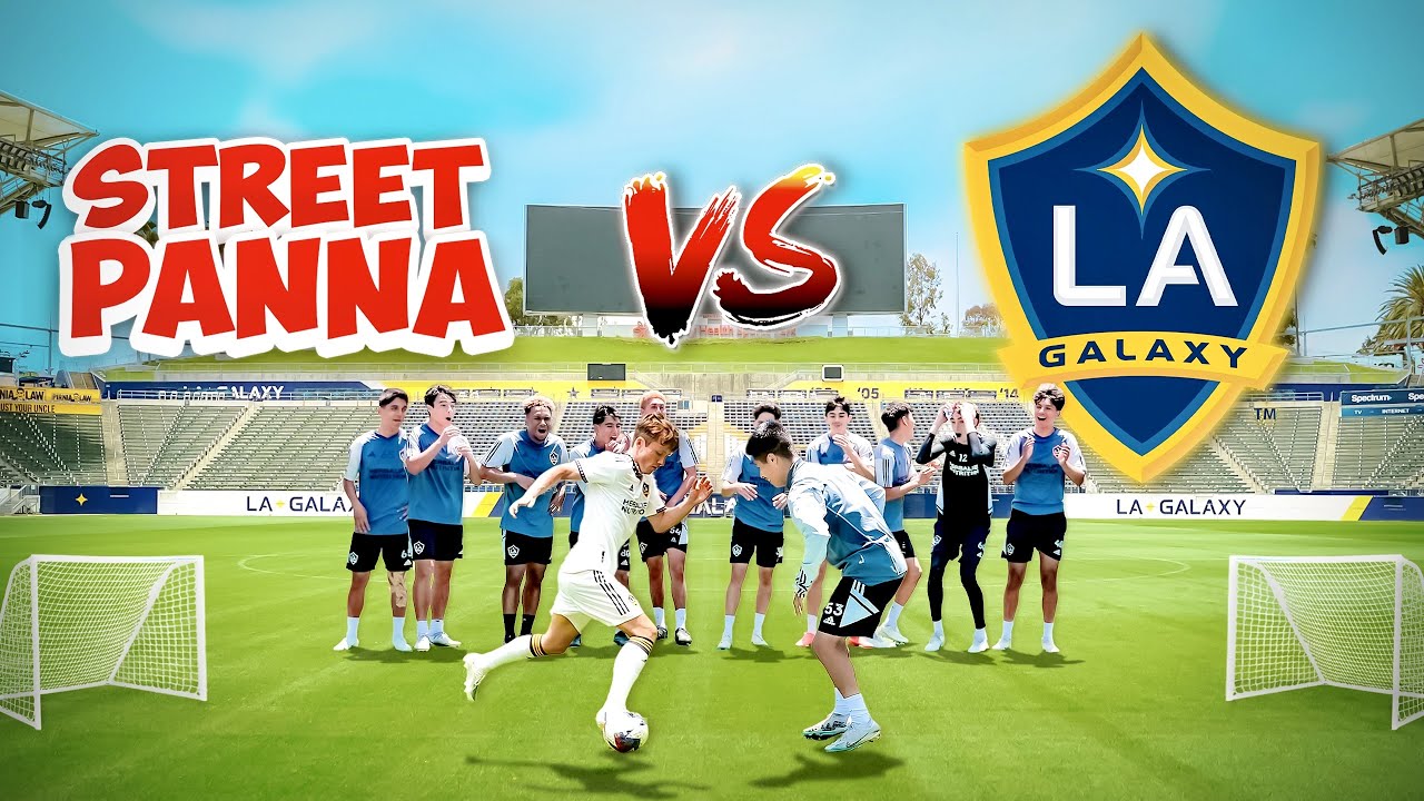 Street Panna vs LA Galaxy! Insane Panna Challenge!!