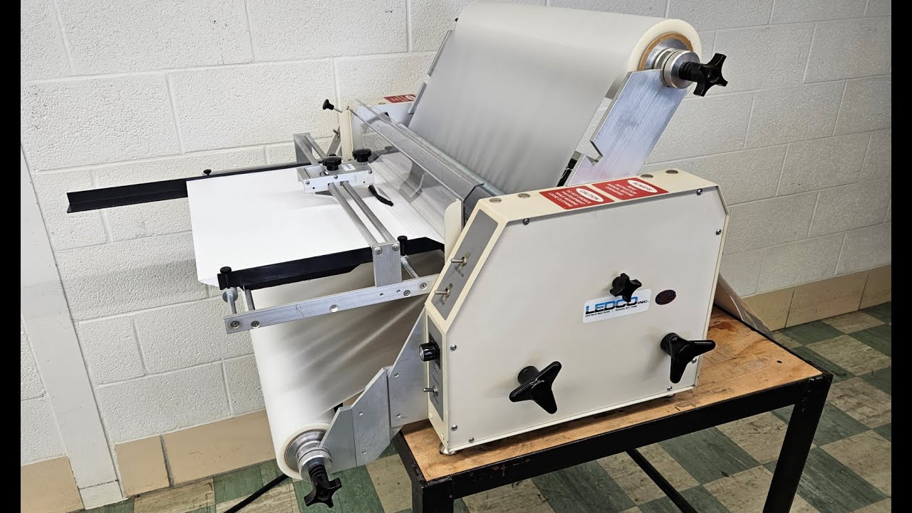 Ledco 25 inch HD-25 Workhorse Roll Laminator with Power Feed Tray - Inventory No. 3714