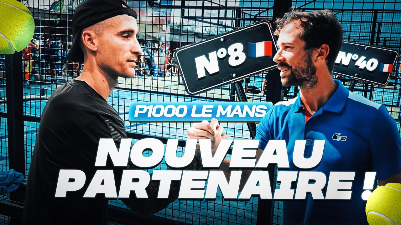 JE JOUE UN TOURNOI DE PADEL AVEC LE NUMÉRO 40 FRANÇAIS (je stresse de fou !!!)