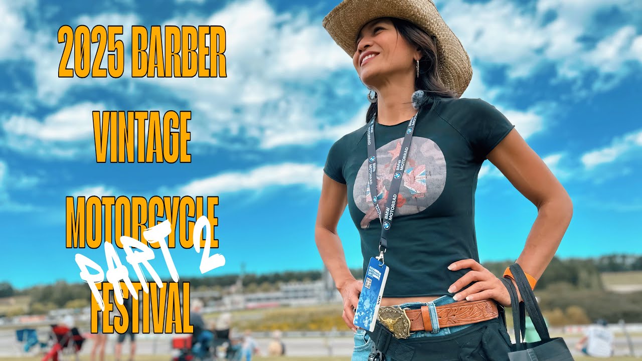 Часть 2: VIP-тур на Barber Vintage Festival 2025! Парад BMW