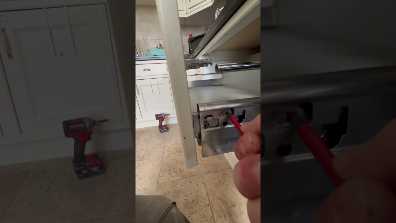 How to remove kitchen drawers front