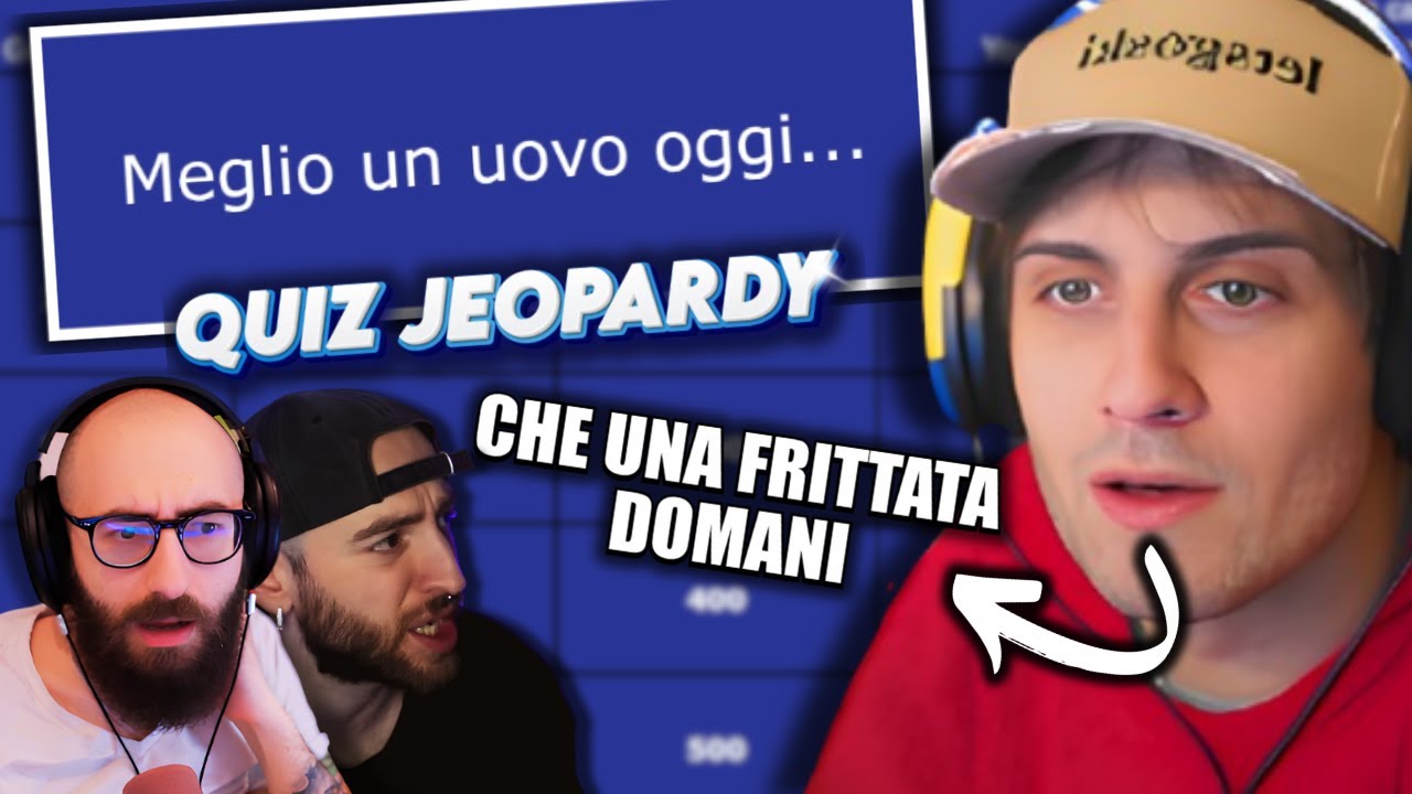 E SI RITORNA SU JEOPARDY QUIZ Con BLUR, MARZA e PESH