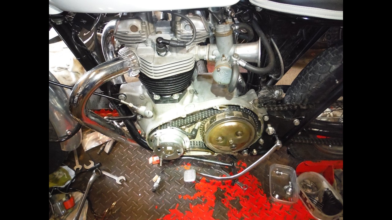 Triumph T120TT - A video to help fill in some gaps as to how I fitted the crank driven ignition.