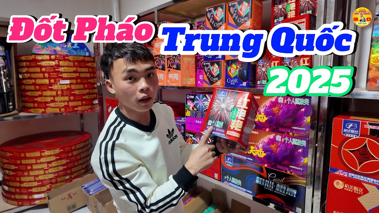 Đốt Pháo Hoa Trung Quốc 2025 Mới Nhất.