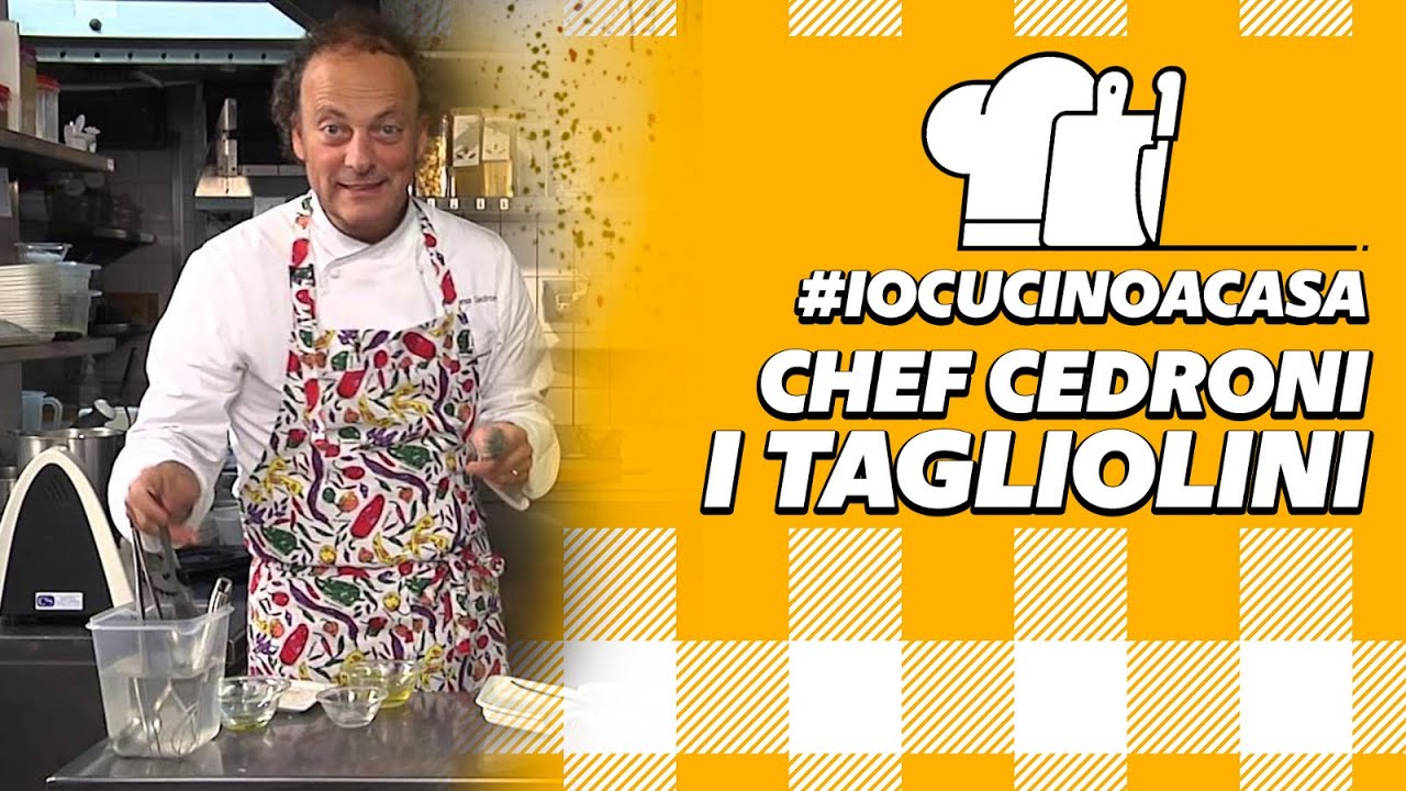 Coronavirus, i tagliolini dello chef Moreno Cedroni per #iocucinoacasa