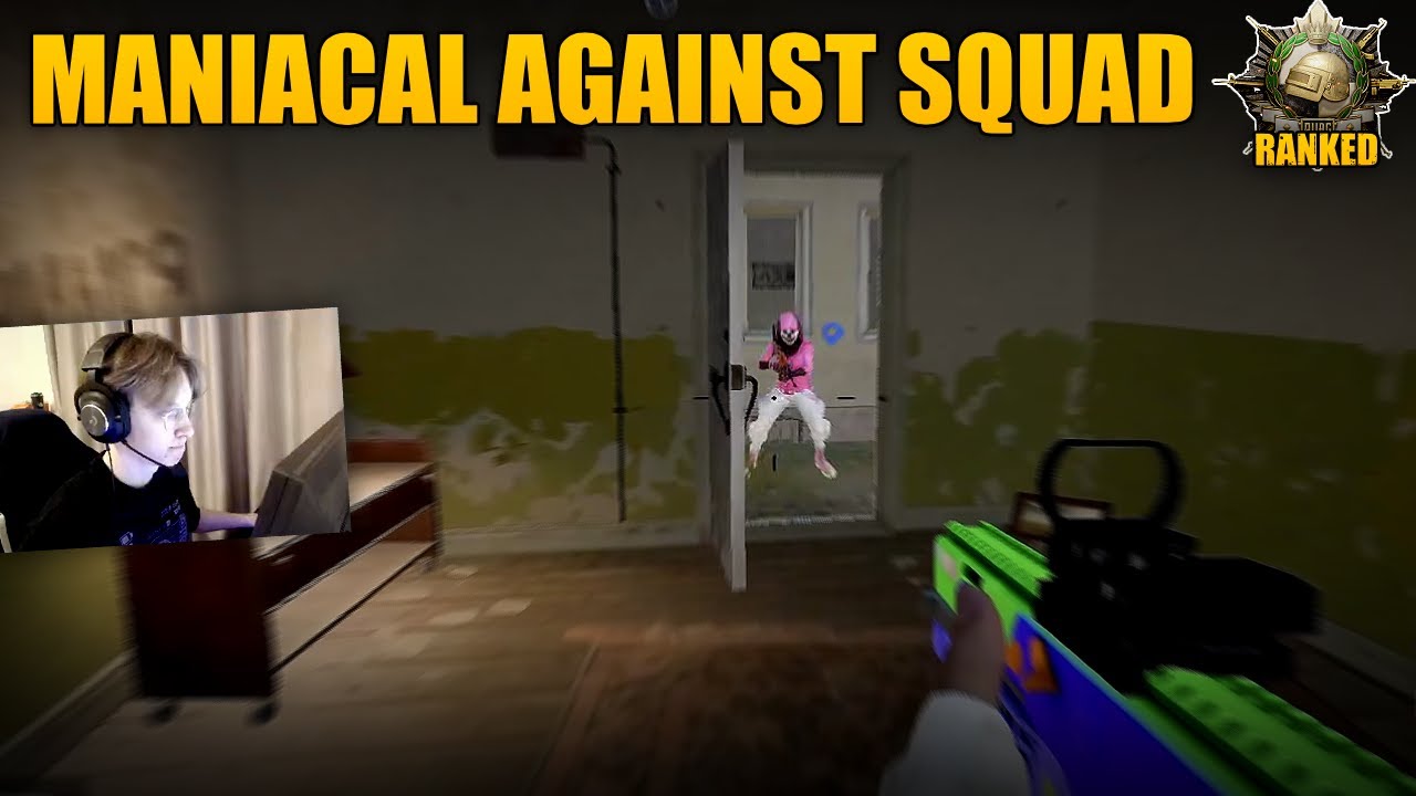 XMPL and All Pros using Maniacal Destroy Squad in the PUBG ranked