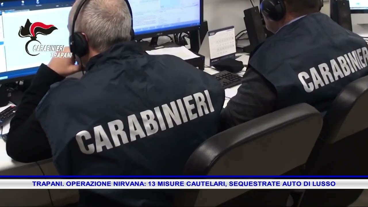 TRAPANI  OPERAZIONE NIRVANA 13 MISURE CAUTELARI, SEQUESTRATE AUTO DI LUSSO