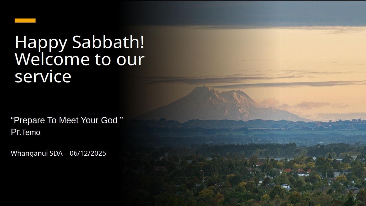 Whanganui SDA live broadcast 06 12 25