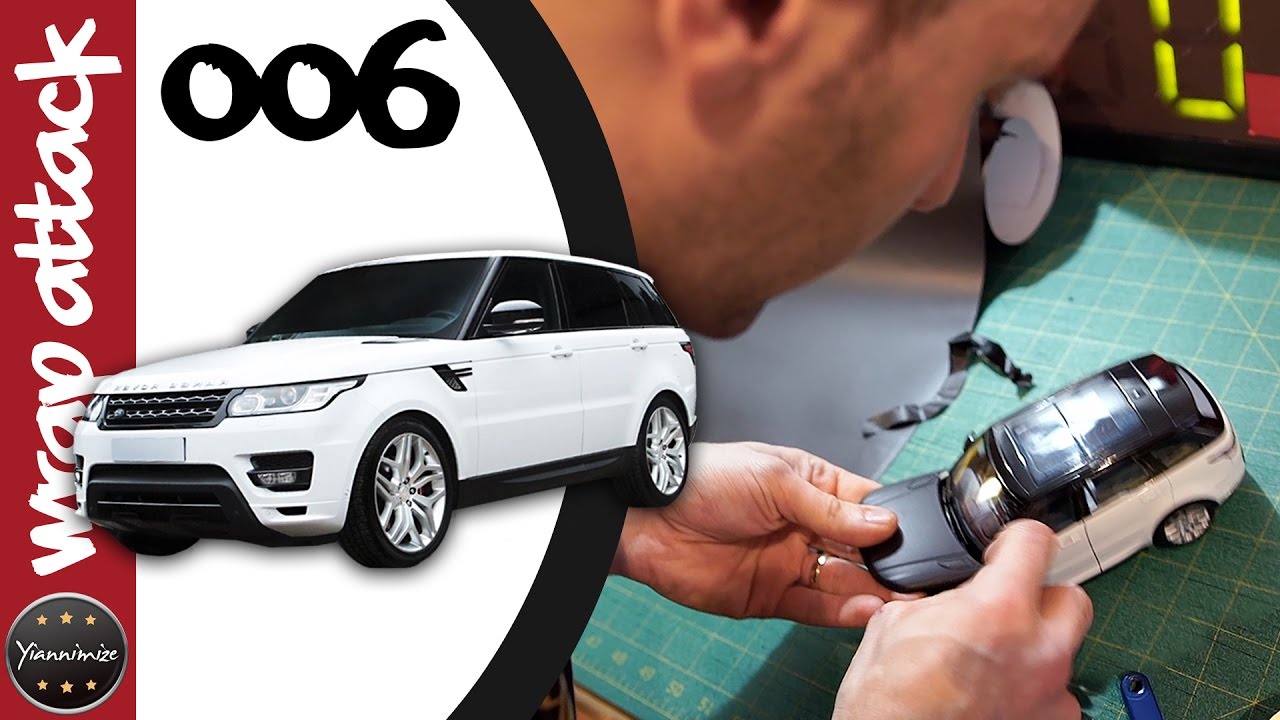 Scale Model Range Rover Wrapped in Matte Black | Wrap Attack 006