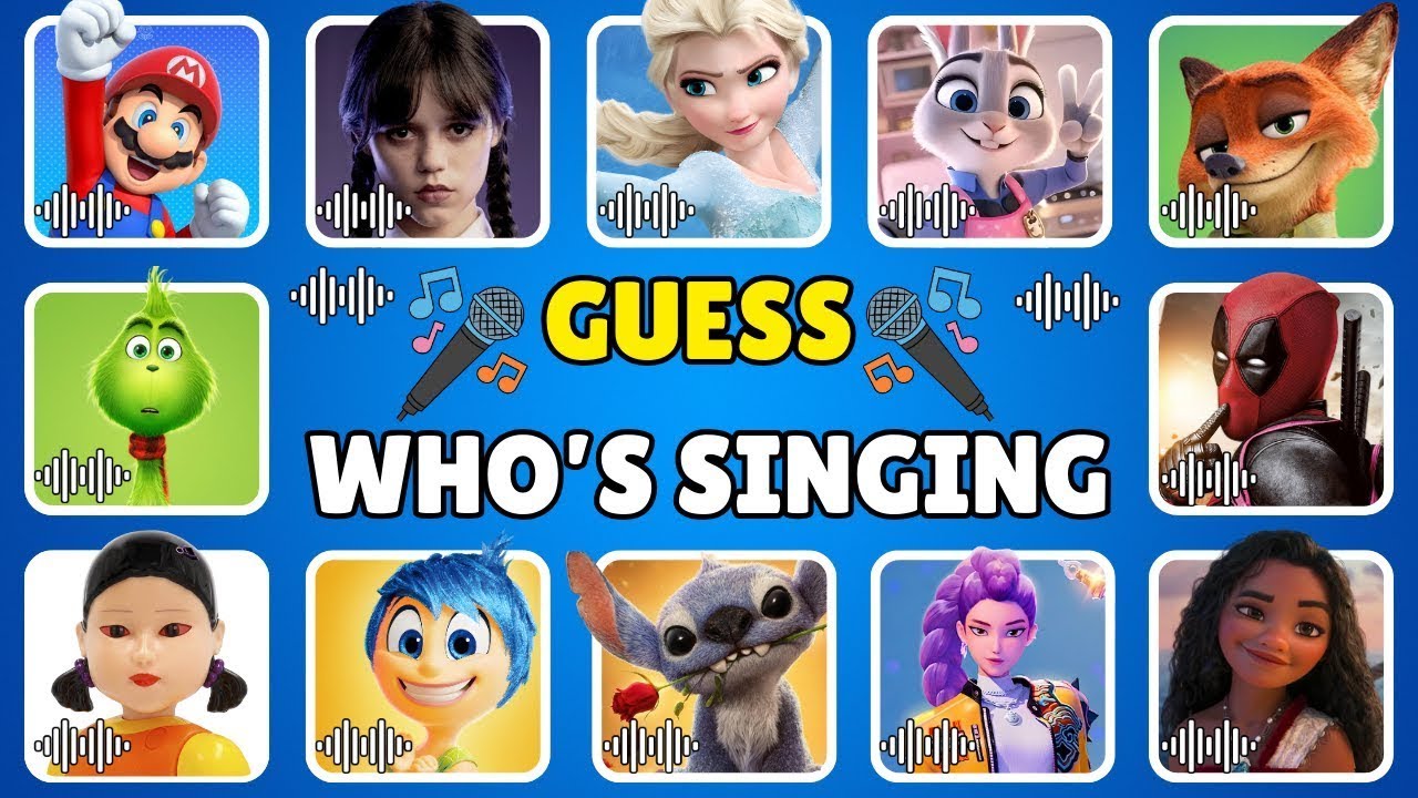 Guess The MOVIE 4K🎬🍿Characters by Voice | Kpop Demon Hunters,Wednesday, Zootopia Quiz