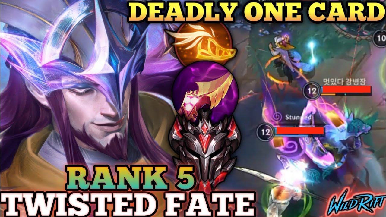 TWISTED FATE SMOOTH CARD CONTROL! MAX AP BUILD - TOP 5 GLOBAL TWISTED FATE BY luvAlpaca - WILD RIFT